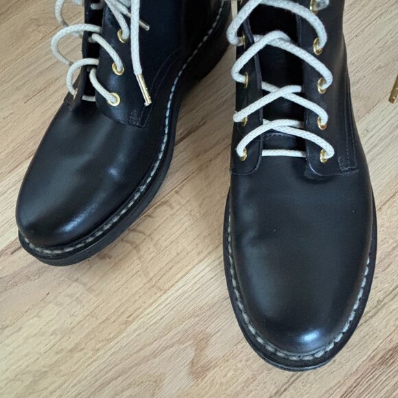 RAG & BONE EMIL Black Combat Boots Women’s Size 38/US 8 - Picture 3 of 8